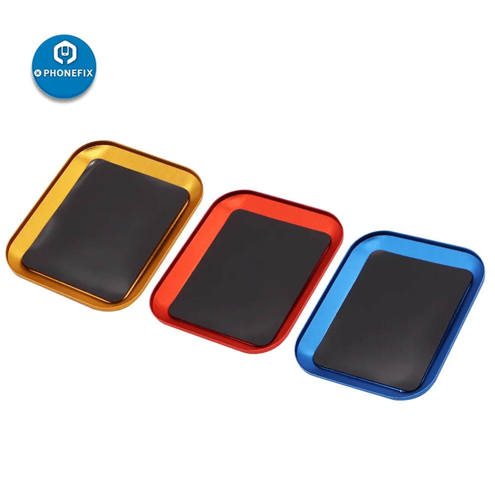Magnetic Screw Mat Tray Plate Aluminum Alloy bolt Parts Accessories Tray Tool For Rc Car Boat Drone Crawler Model Phone Repair
