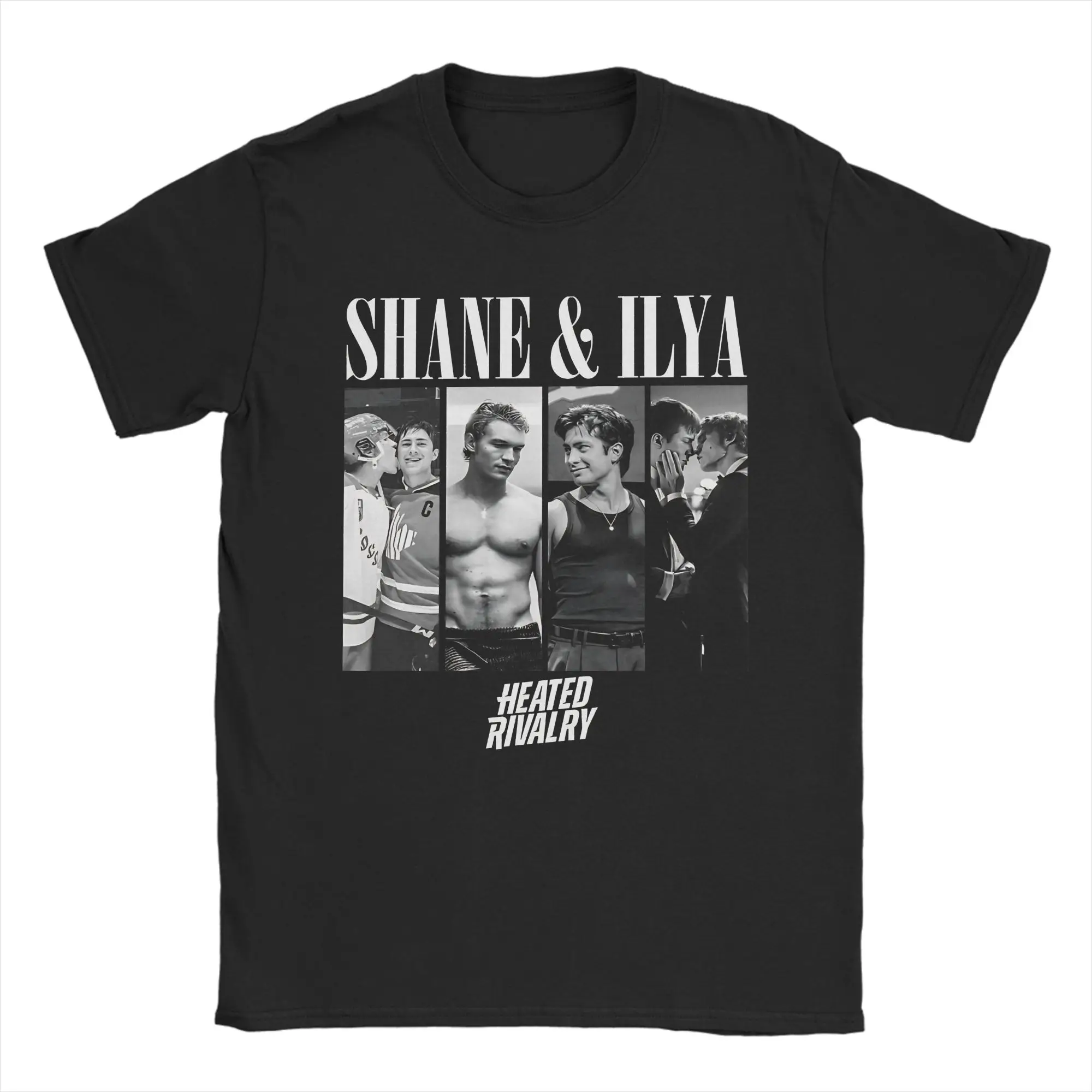 

Мужская футболка Shane And Ilya Shane Hollander And Ilya Rozanov с подогревом, хлопковая одежда, новинка, футболки с круглым вырезом, летняя футболка