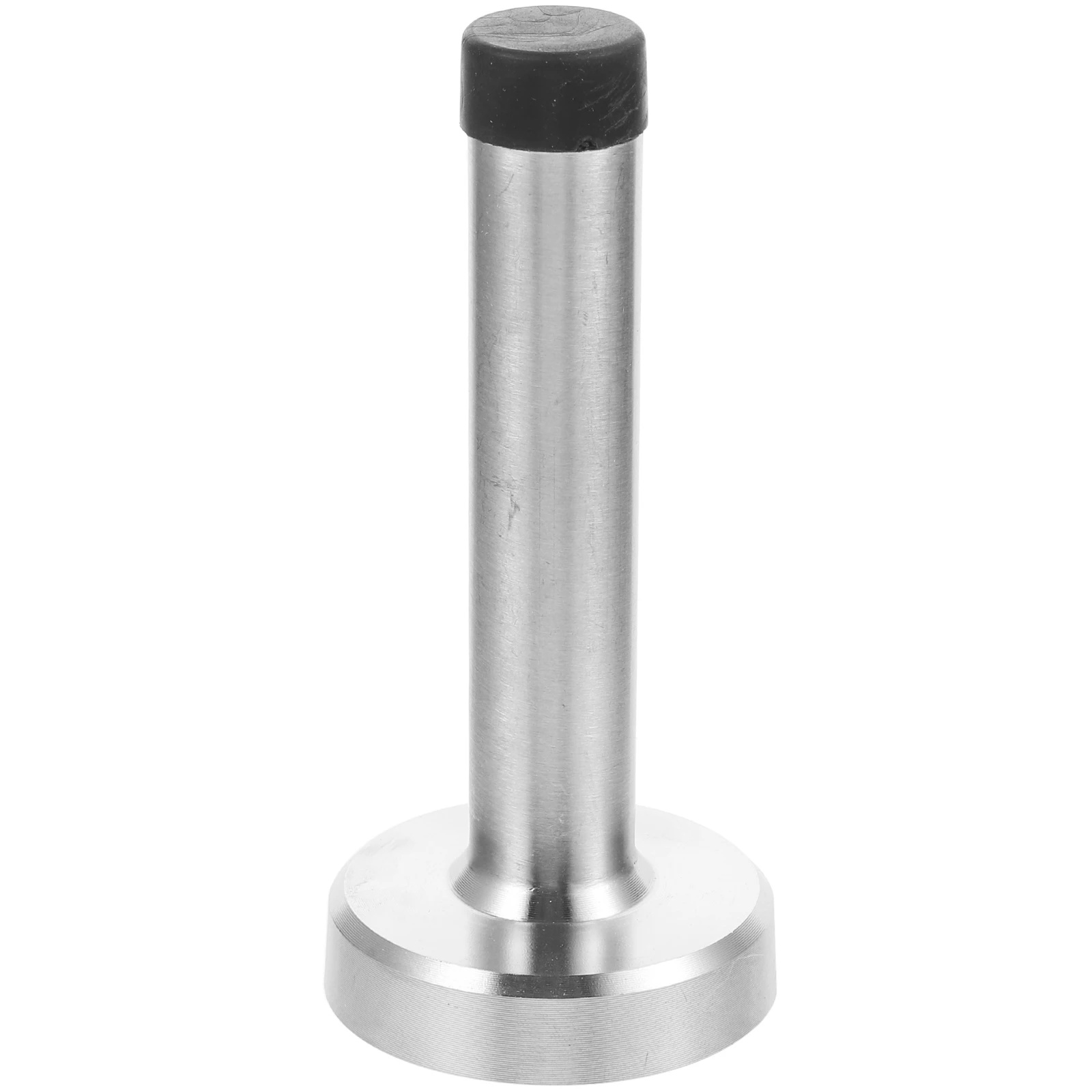 

2 Pack Silver Stopper Door Bumpers For Walls Wall Protector Rubber Tip Weatherproof Barn Door Stoppers Indoor Outdoor Use