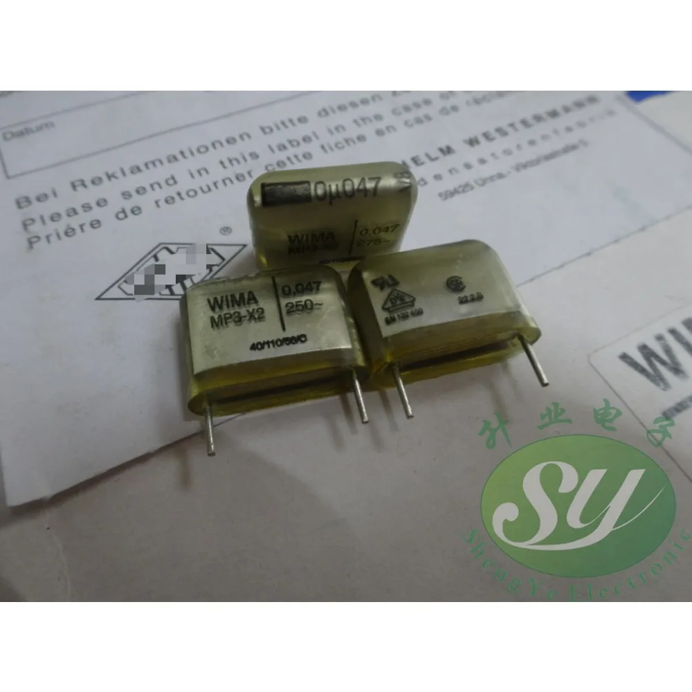 5PCS MP3-X2 0.047uF/250VAC 47nf 473 brand new 15mm film capacitor