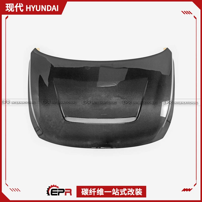 

Мастерская мудрости подходит для Hyundai 16-24 I30N, углеродное волокно, V-образный стиль, модификация переднего капота автомобиля, замена