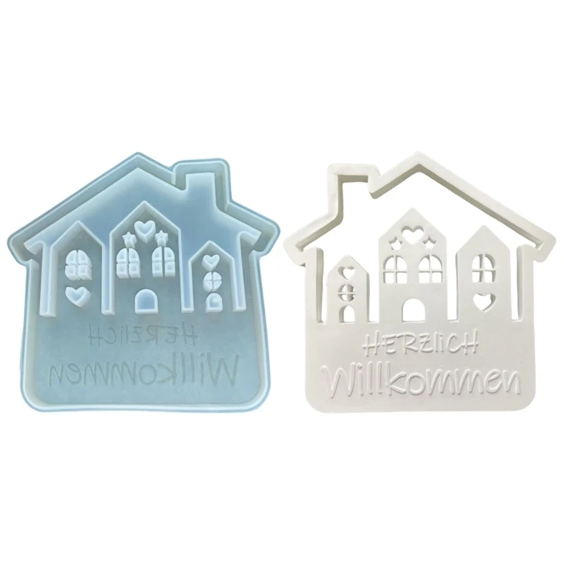 Silicone Crafting Molds House Molds Silicone Soap Molds Resin Art Moulds Silicone Texture Figurine Molds