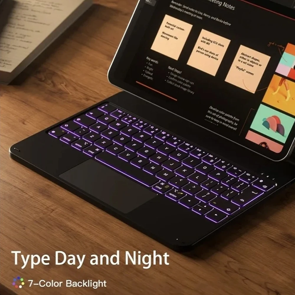 LESEN YYEAH Magic Keyboard für iPad Air 2025 Hülle für iPad Air 6 11 2024 Pro 13 Pro 11 2024 für iPad Pro 12,9 Air 4 5 10,9 Zoll Hülle