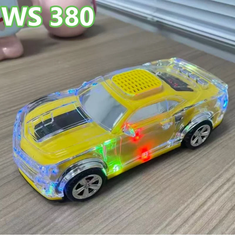 

Беспроводной музыкальный плеер, громкоговоритель Caixa De Som, портативный звуковой ящик, RGB-подсветка, мини-автомобиль, стерео Bluetooth-динамики TF USB