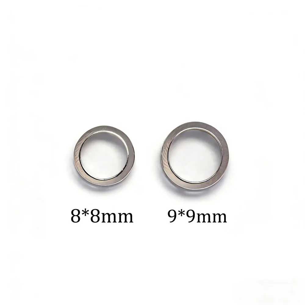 Simple Bubble Style S925 Sterling Silver Pendant Setting for 8-9 MM Stone, Minimalist DIY Jewelry Making Pendant Base for Women