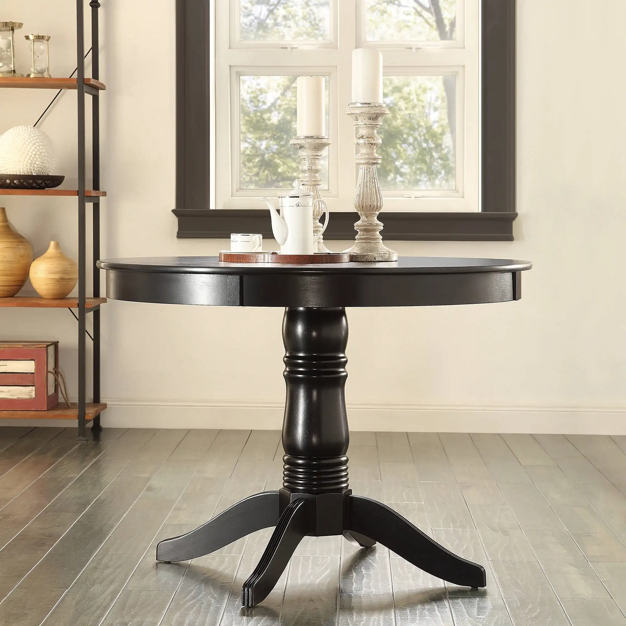 Pedestal Style Black Finish 42