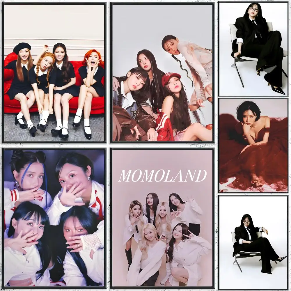 K-pop Group MAMAMOO Poster Self-Adhesive Waterproof Wall Stickers, Coffee Bar Home Wall Decor