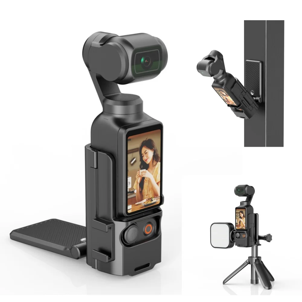 

Multi-Functional Magnetic Mount Bracket with 1/4-20 For DJI Osmo Pocket 3 Action Camera Tripod Mic Lignt Expansion Accessories