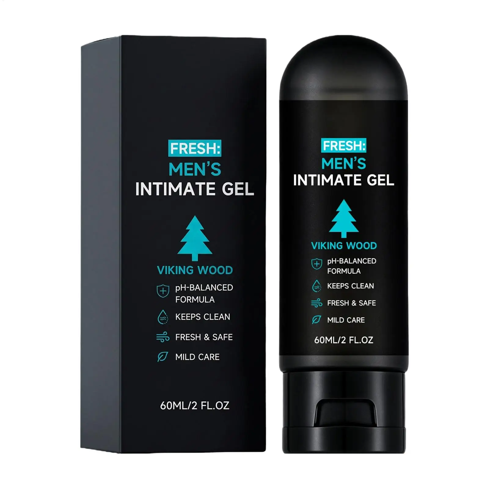 Mens Intimate Wash 60ml Portable Refreshing Deep Cleansing Men Private Area Wash for Home Dormitory Vacation Gym Dating
