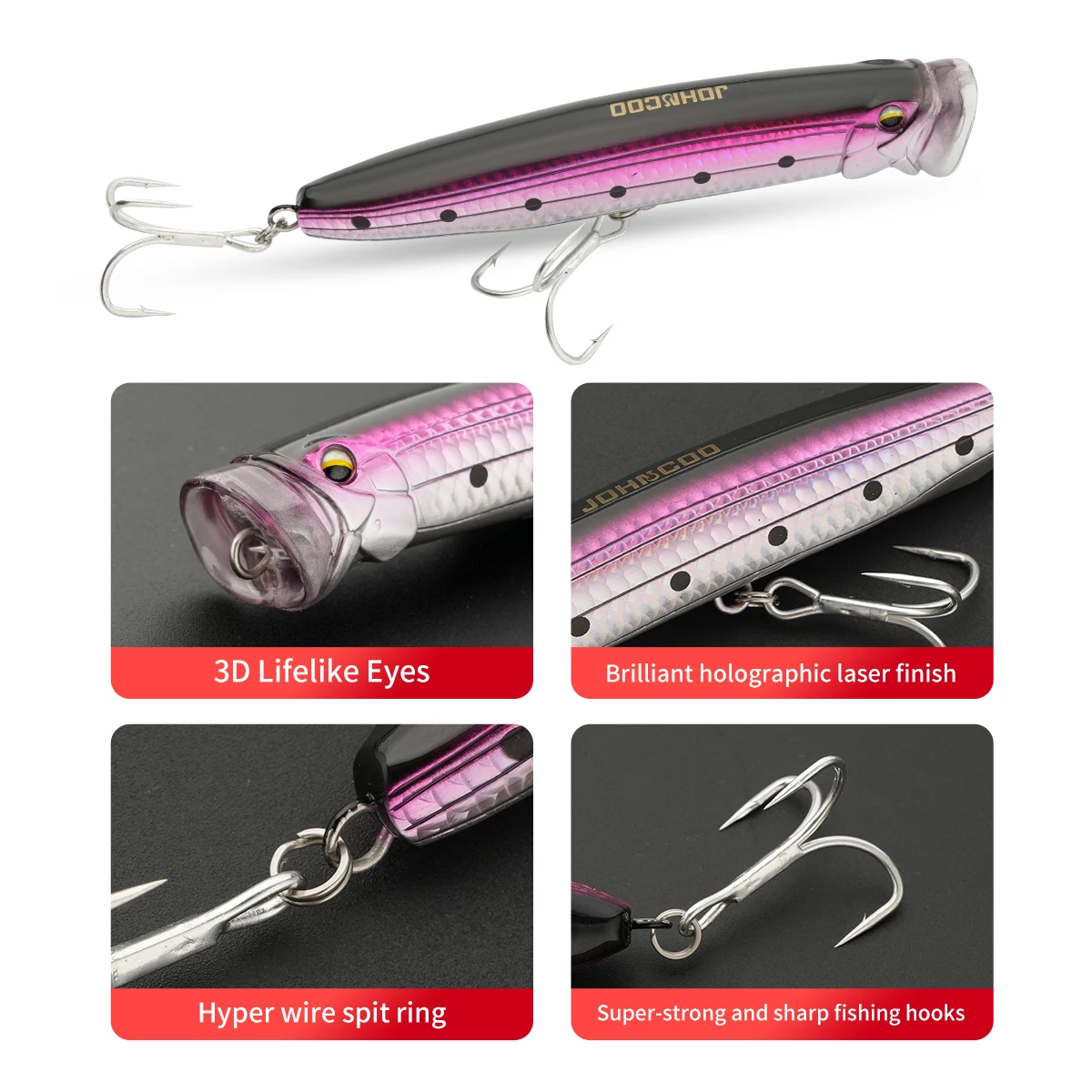 Рыболовная приманка Johncoo Po – обзор и цена Fishing Lure Popper