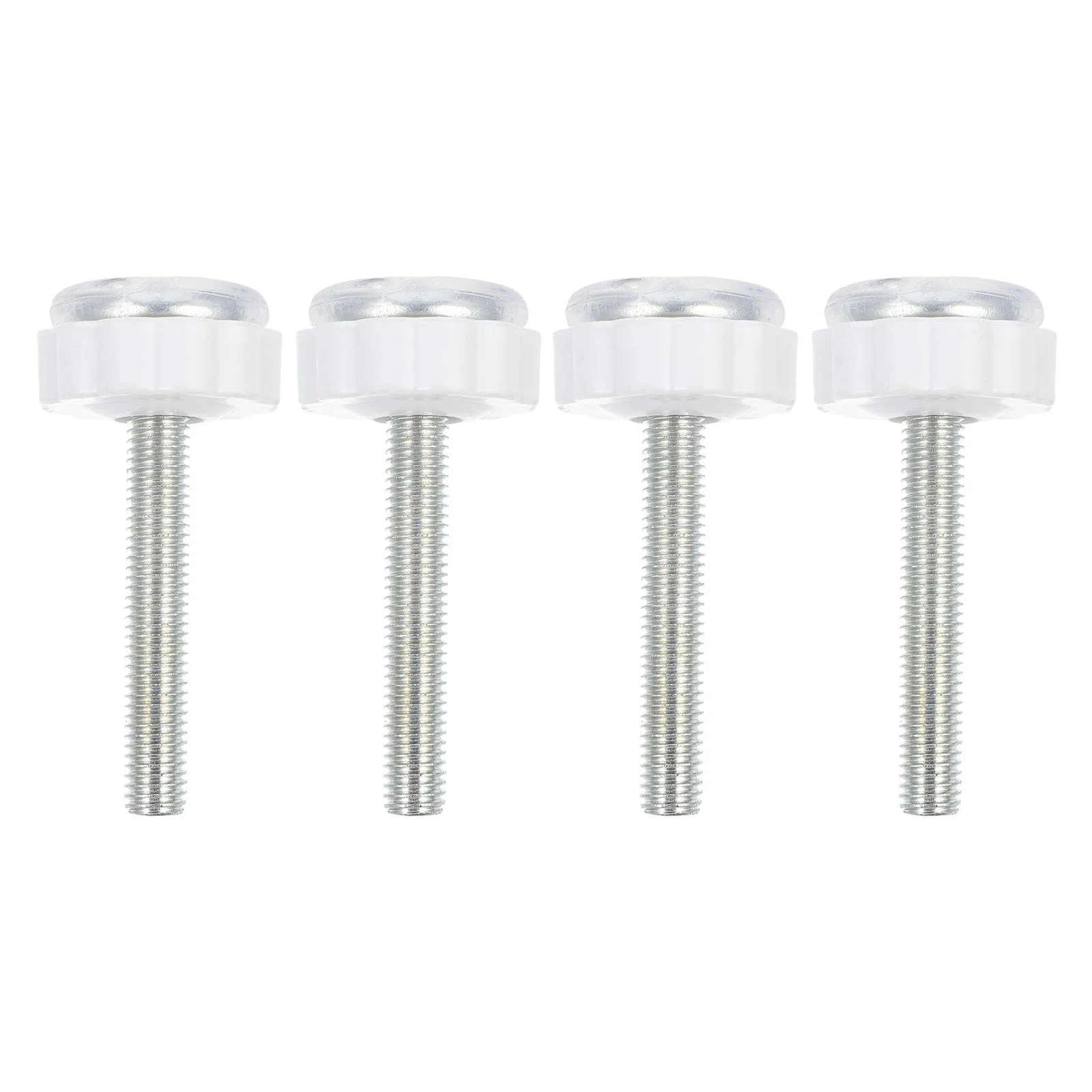 4 Pcs Bolt Fittings Bolts Threaded Spindle Rods Gate Replacement Parts Baby Screw Kit Adapter Abs Plastic