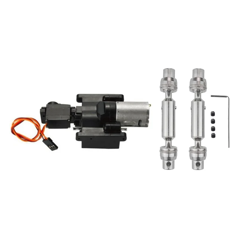 

B87B-2X 2 Speed Gearbox With Drive Shaft For WPL C14 C24 B14 B36 MN D90 MN-90 MN99S RC Car Upgrade Parts