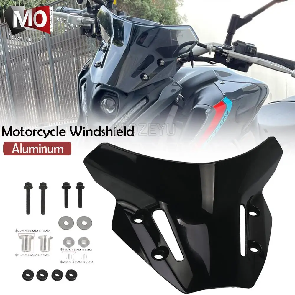 

Windshield MT09 FZ09 MT 09 2023 2022 2021 WindScreen Motorcycle Accessories Wind Deflector Wind Screen For YAMAHA MT-09 FZ-09