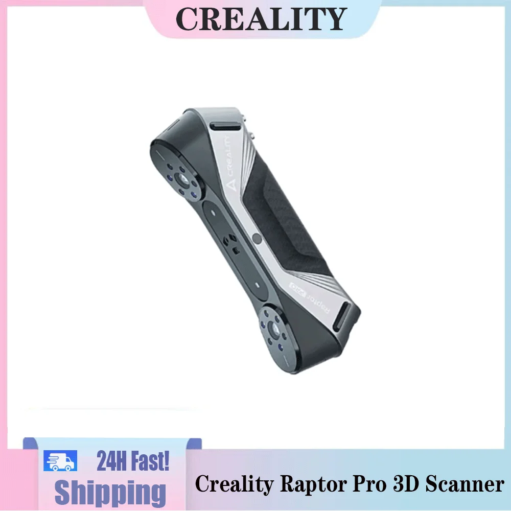 

Creality 3D Scanner 22+7 Blue Laser Line NIR Light 0.02mm Accuracy 60FPS Anti-Shake Tracking 24Bit Color Scanning Raptor pro