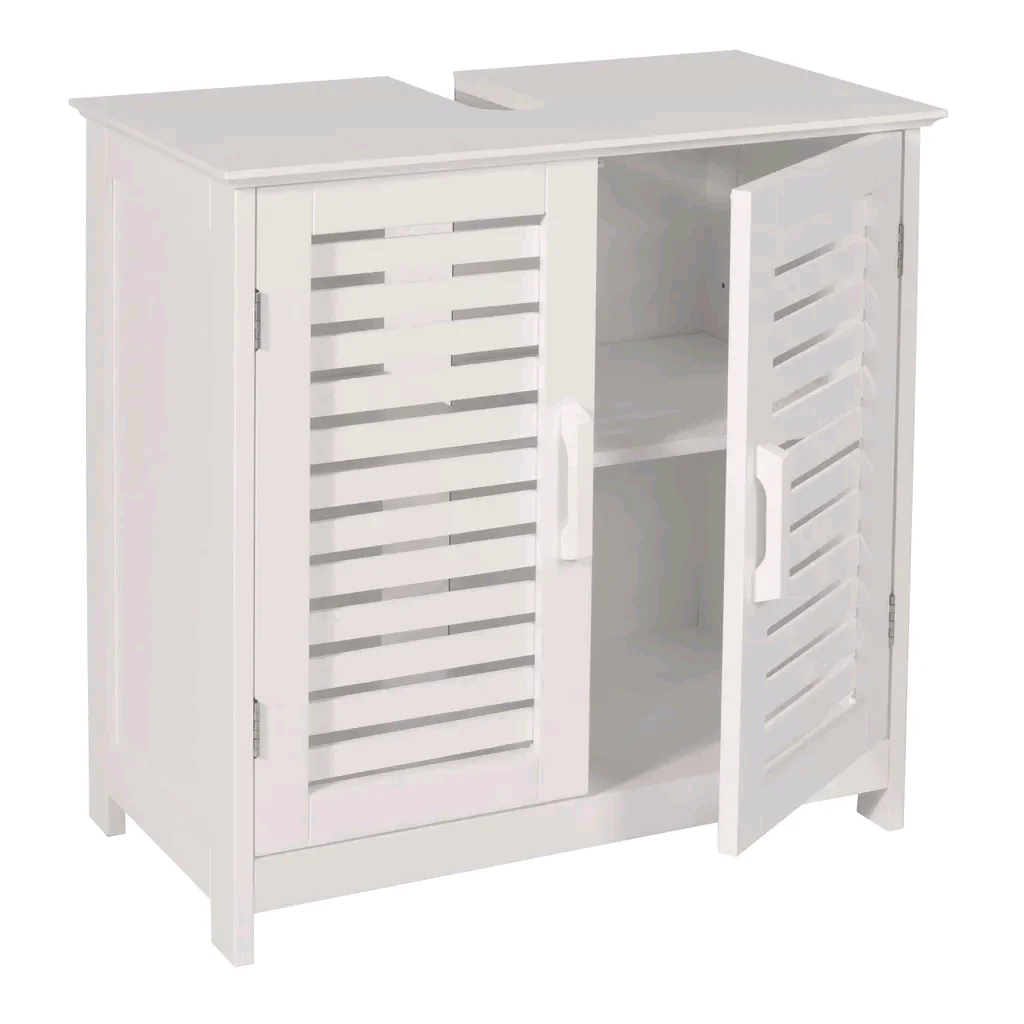 ！@Combohome Vintage Bathroom Furniture Vantity Under Sink Bamboo Washbasin Basin Cabinet