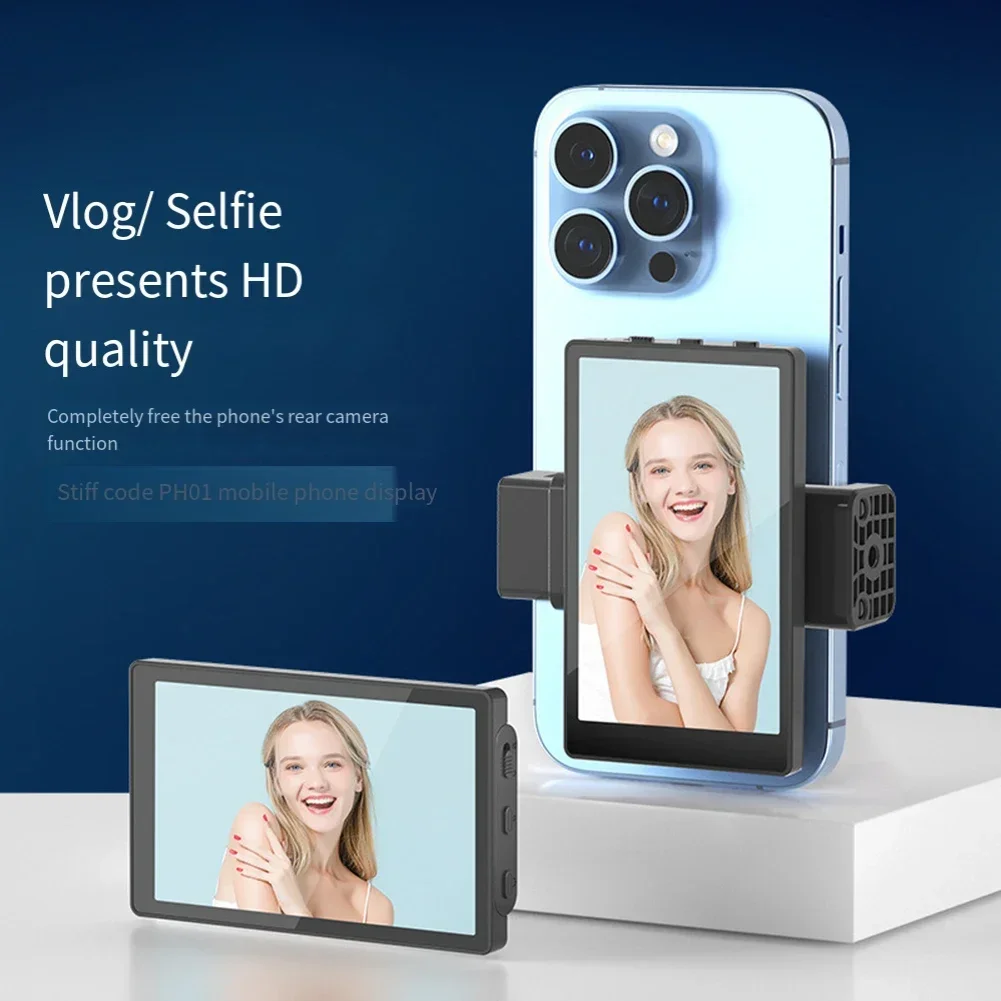 Kingma Smartphone Vlog Selfie Monitor Screen Magnetic Phone Rear Camera For Selfie Vlog Live Stream Parts