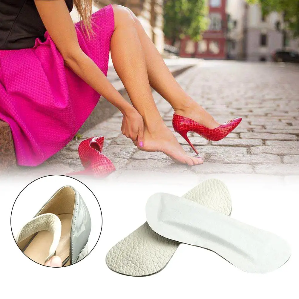 White Invisible Back Heel Pads Women Anti Abrasion Heel Post Pain Relief Heel Liner Grips Crash Patch Adhesive