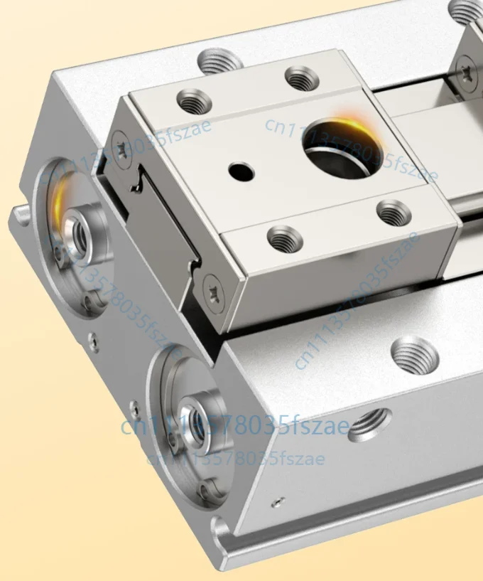 Accessories 1pcs mhf2 axial intake short stroke, precision guide rail parallel jaw finger cylinder