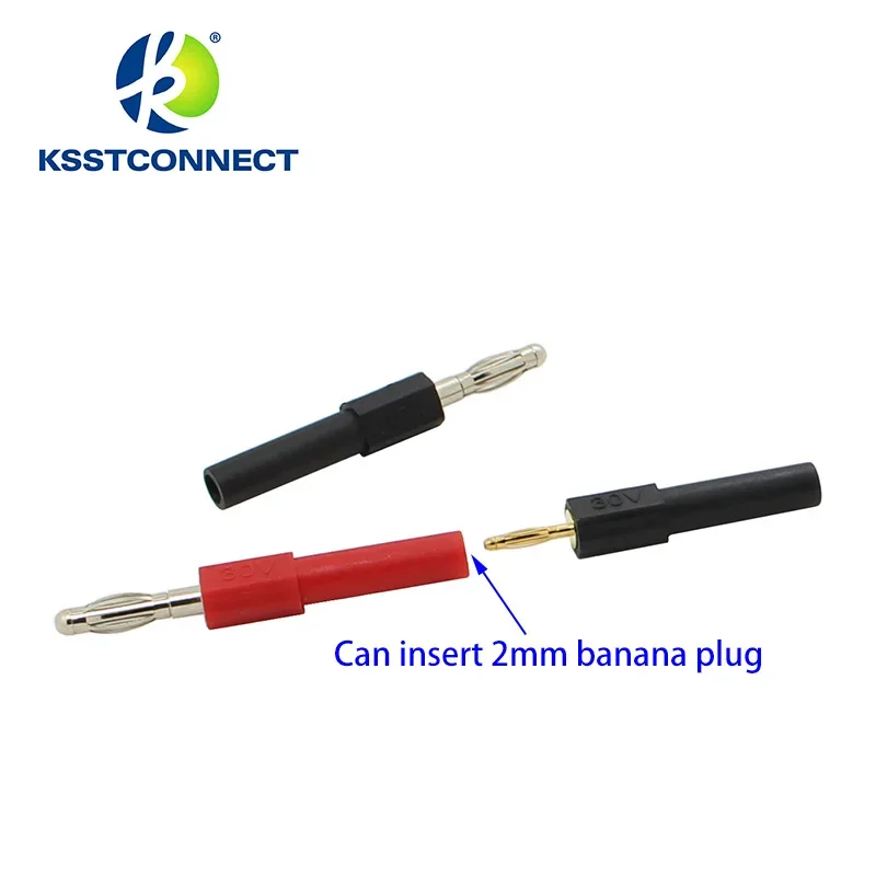 스피커 테스트 프로브 커넥터용 CP455 4mm 남성 - 2mm 여성 바나나 플러그 잭