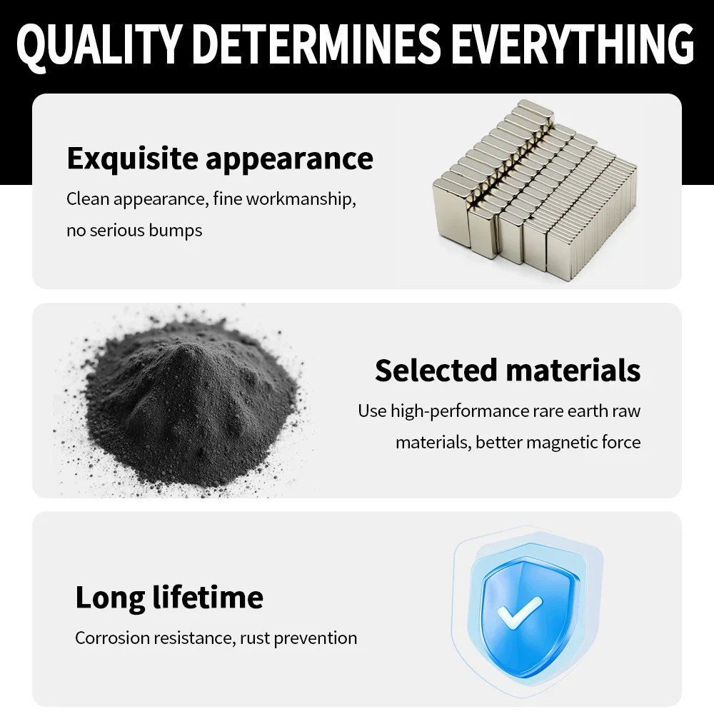 20x10x2mm 20x10x3mm Block Super Strong Magnet Powerful Neodymium Magnets N35 NdfeB Permanent Magnetic imanes Refrigerator Magnet