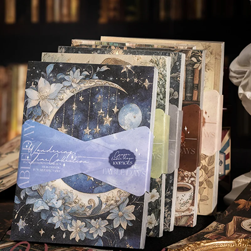 

Бумага Mr, 6 стилей, 50 листов/пакет, серия Wandering Time, материал, бумага, винтажная бумага, материал для справочника «сделай сам», бумага