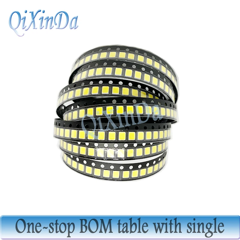 100pcs High Brightness SMD LED 2835 1W 0.5W 0.2W White 3V 6V 9V 18V 36V 150MA/100MA/30MA/60MA/80MA 6000-6500K 100pcs High Bright