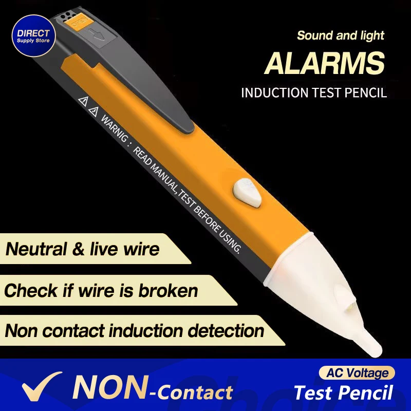 AC Voltage Detectors Smart Non-Contact Tester Pen Meter 90-1000V Current Electric Sensor Test Pencil Household Electrician Tool