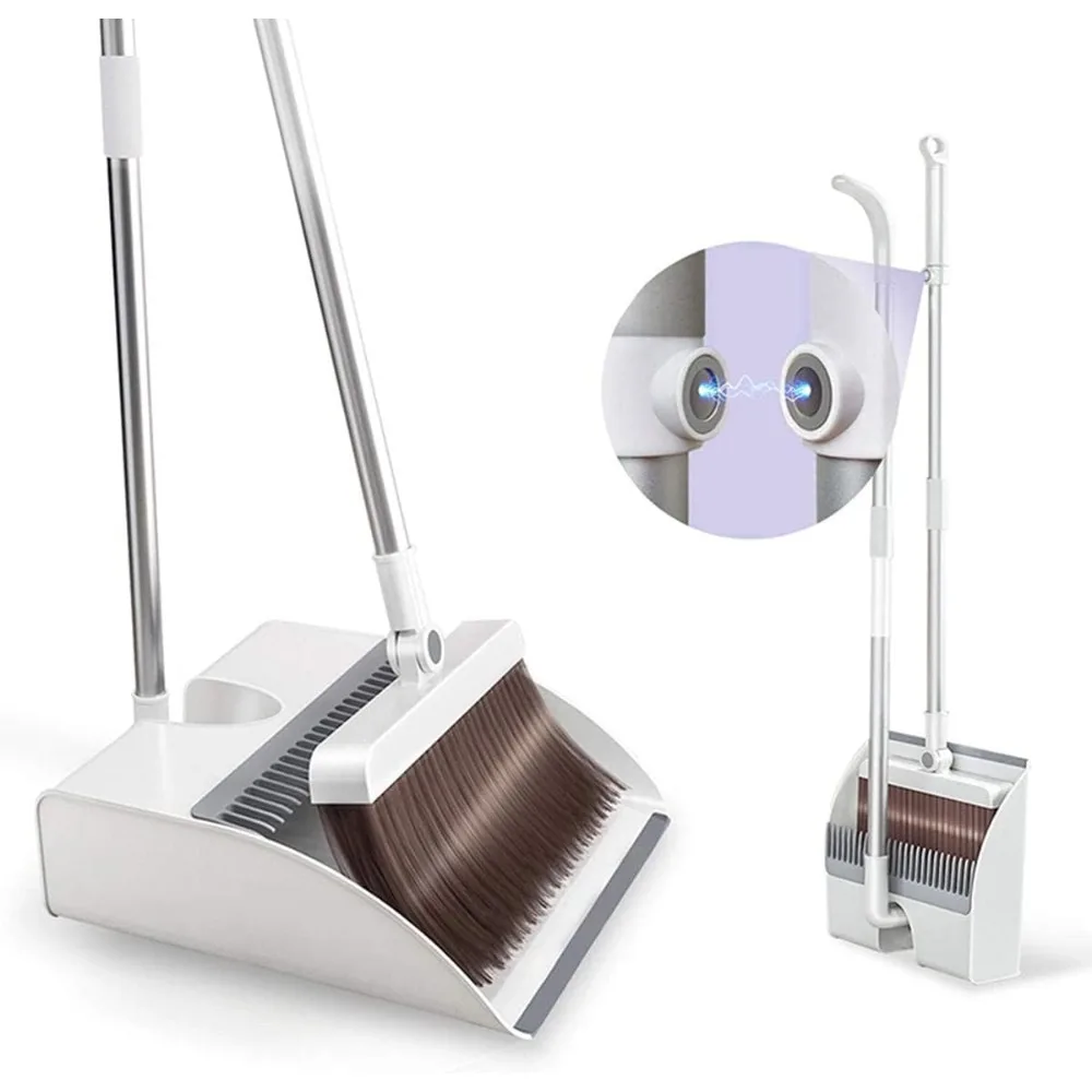 

Broom and Dustpan Set for Home, Dust Pan and Brooms Combo, Brooms with Dustpan Combo Set, Broom and Dust Pan