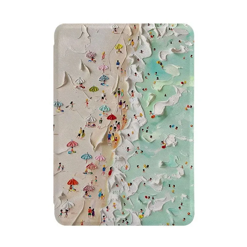 Acrylic Case Suitable For Kindle/KPV6/5 Summer Seaside 4 e-Book 3/2 Protective Case For C2V2L3 R24SB8 KFTRPWI T5L9F8 2024 Case