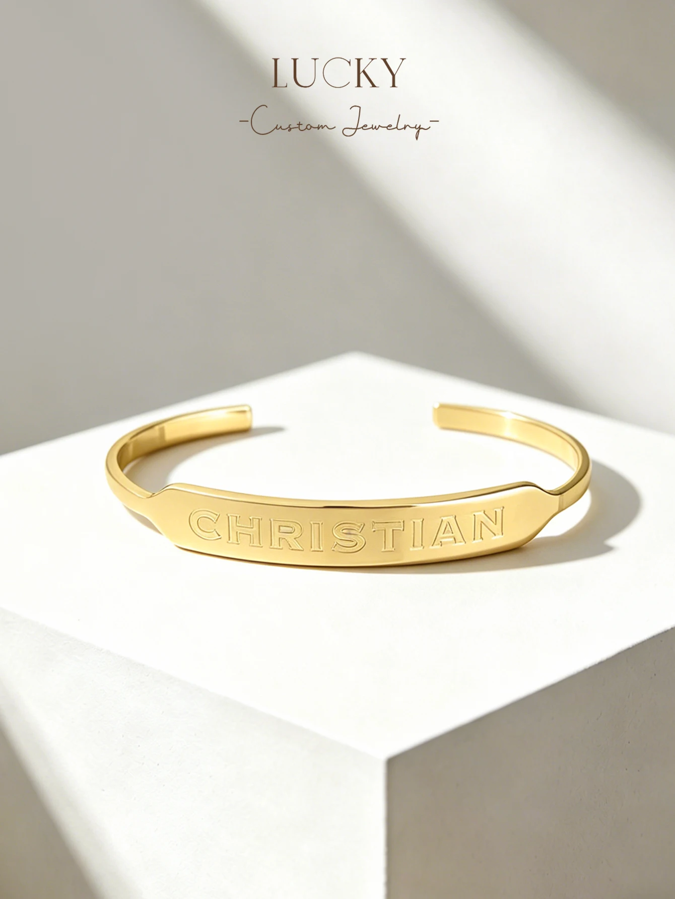 Custom Women's Name Bracelet, Daily Style Gift with Box