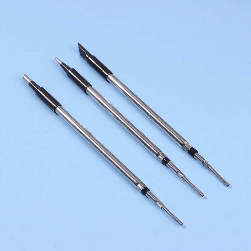 Ceramic Heating Core Soldering Iron Tip Blade Tip Horseshoe Tip Round Pointed Stainless Steel Soldering Iron Tool Accessories