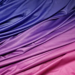 Ombre 4 Way Stretchy Dancing Dress Gradient Glossy Latin DIY Sewing Accessories