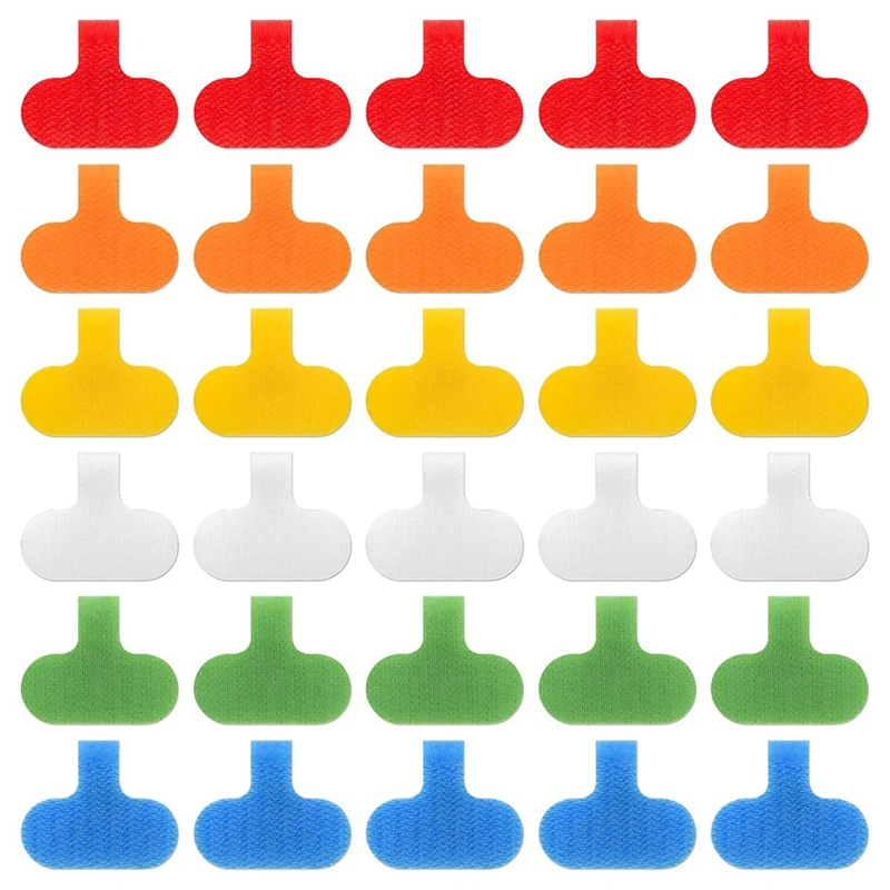 Cable Labels Cord Labels Multi-Color Write On Wire Labels Tags For Cable Management And Identification