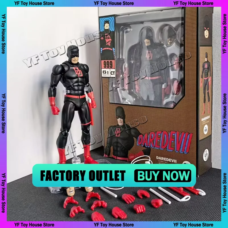 

Новые игрушки Ct Daredevil, черная, красная фигурка SHF Mafex 223, версия комиксов, аниме, фигурка, статуя, модель, подарки, детские игрушки