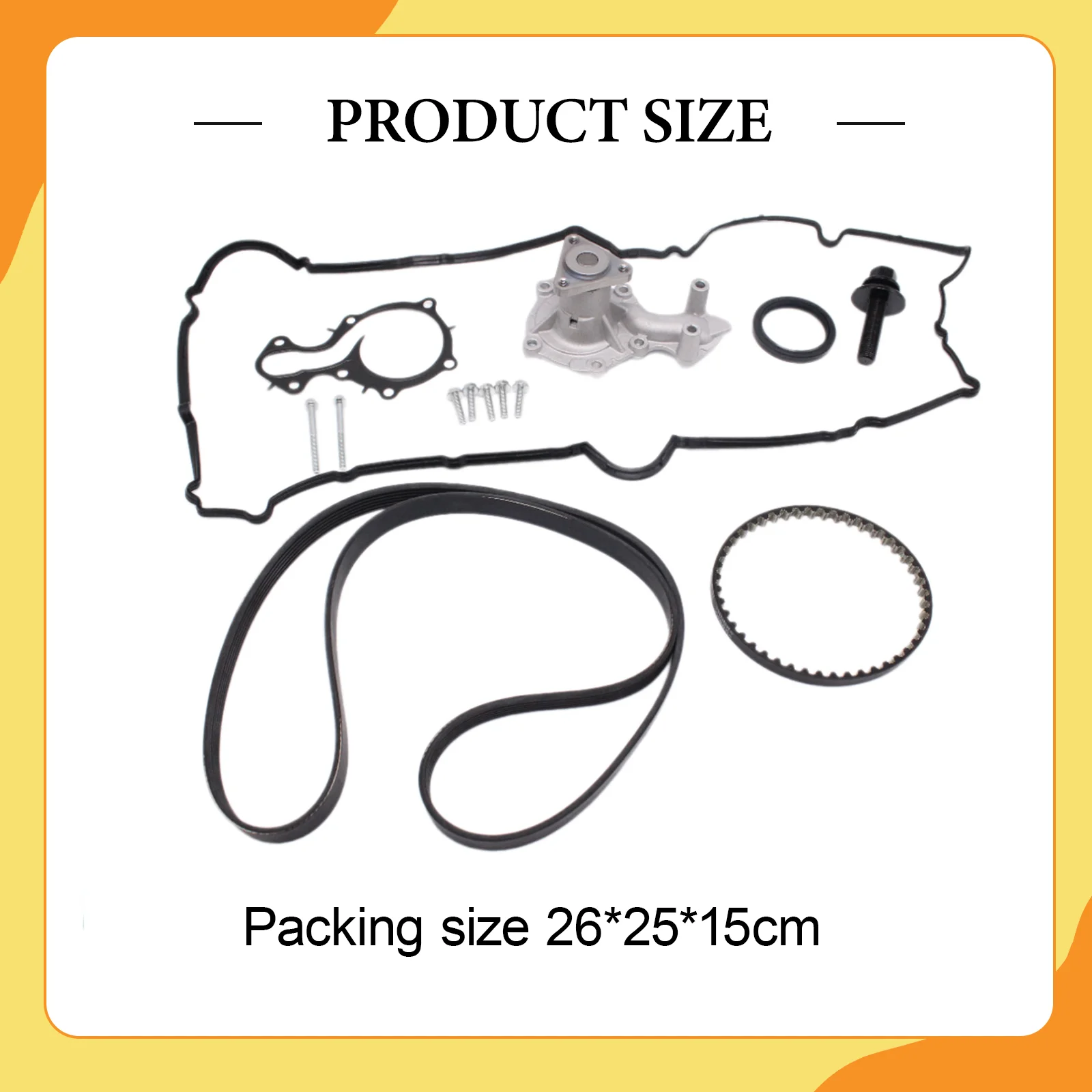 ชุดสายพานไทม์มิ่งอะไหล่รถยนต์ ใช้แทนของเดิมได้โดยตรง สำหรับรถฟอร์ด 1.0