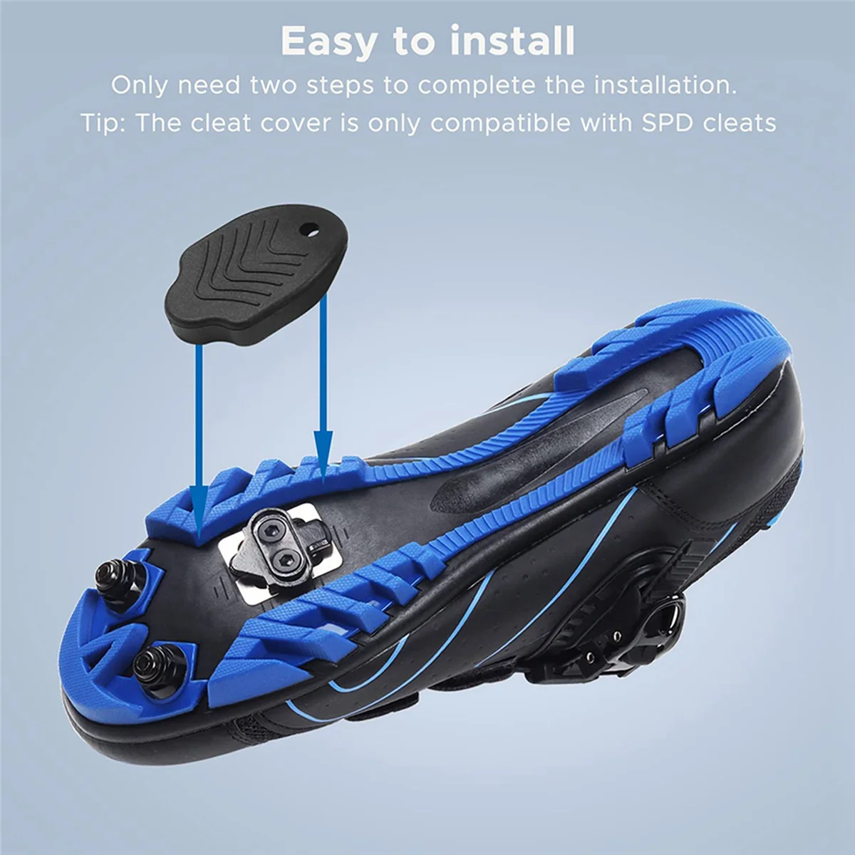 أغطية المرابط SPD الأكثر مبيعًا، أغطية مرابط الدراجة المتينة المتوافقة مع مرابط Shimano SM-SH51 SPD، زوج واحد