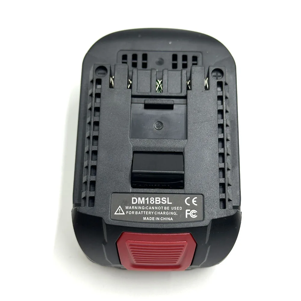 Batteriekonverter-Adapter DM18BSL für Milwakee 18 V und für Dewalt 20 V Li-Ion-Akku. Wird für Bosch 18 V Werkzeugakku verwendet