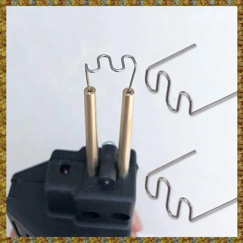 Varillas de soldadura de F-F, máquina de reparación de grapas calientes, soldadura de plástico, grapadora caliente, reparación de parachoques de coche, grapas onduladas precortadas de 0,8 Mm