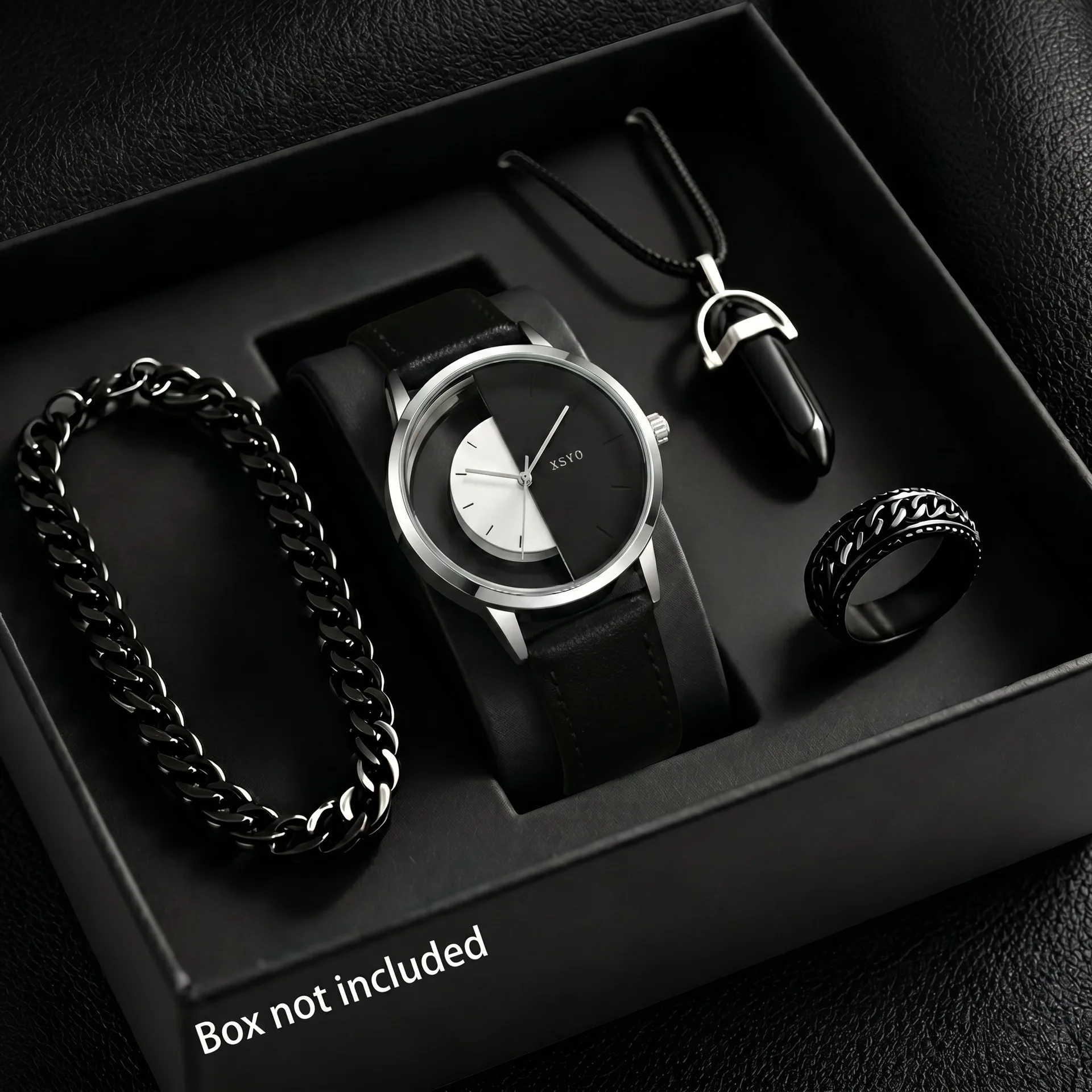 New Men's Watch: Affordable Luxury, Sophisticated, Minimalist, and Stylish Quartz Watch with Black Dial