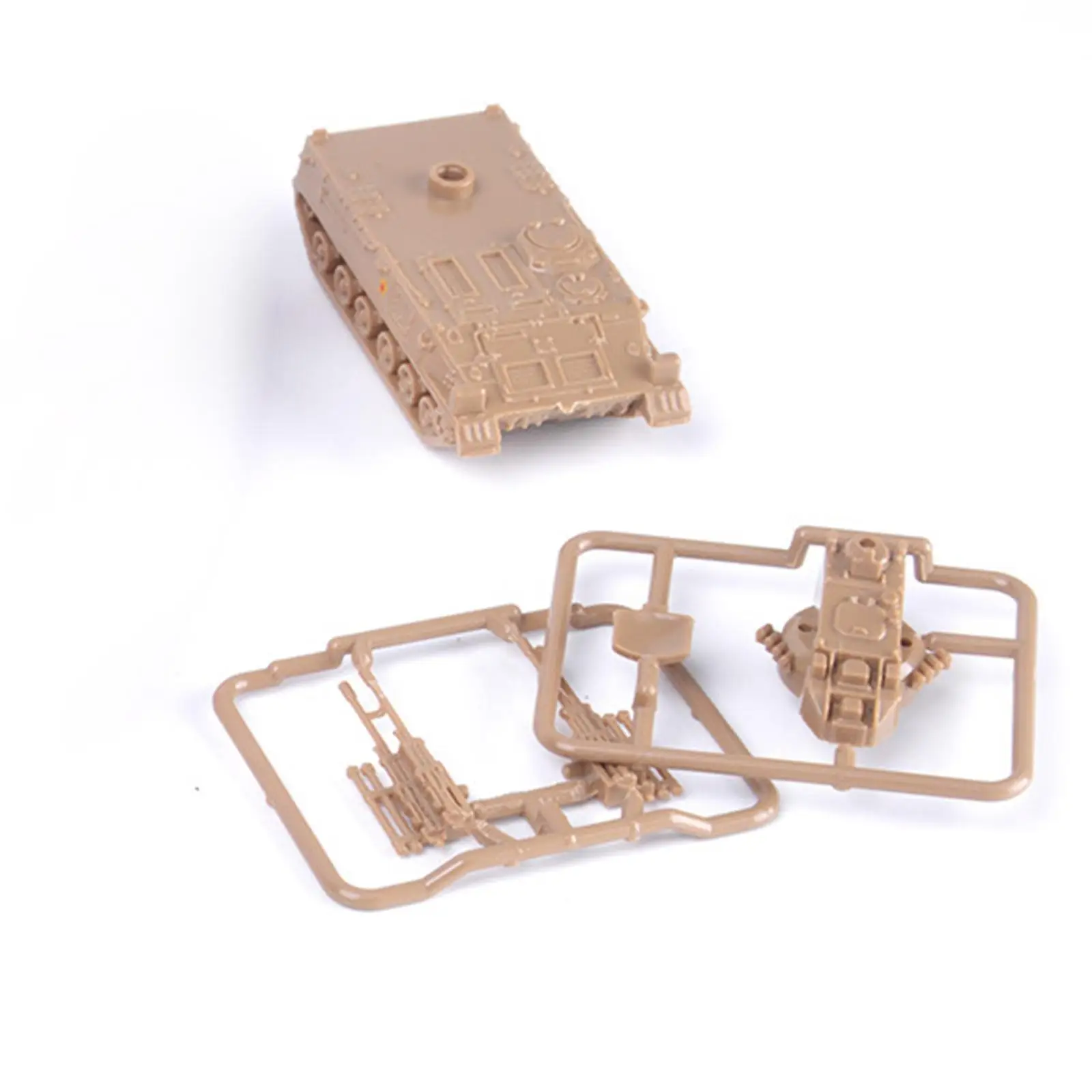 Armored Tank Crawler Chariot Model Kit 1 144 Scale Puzzle Jigsaw Brain Teaser Toy for Kids Adult Collection Living Room Display