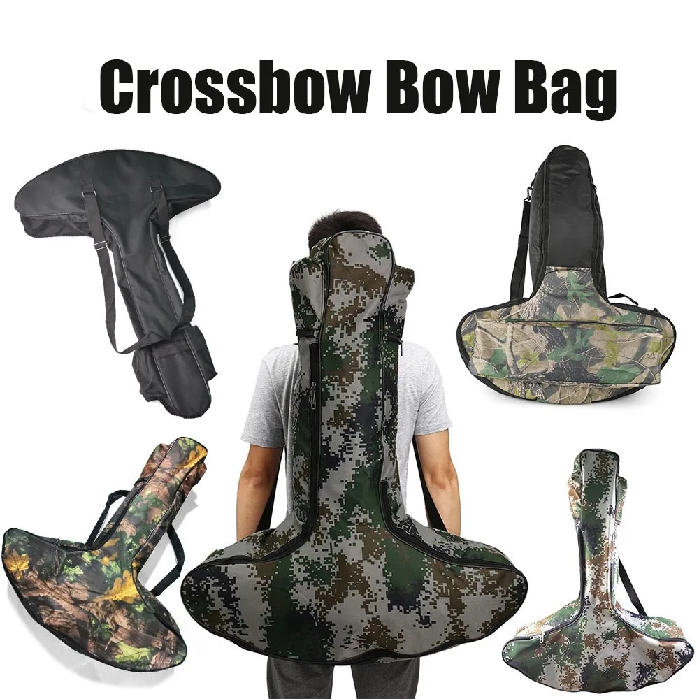 

Cross Bow Archery Bag T Shaped Oxford Fabric Crossbow Protector Case Portable Backpack Carry for Outdoor Hunting Shooting Target