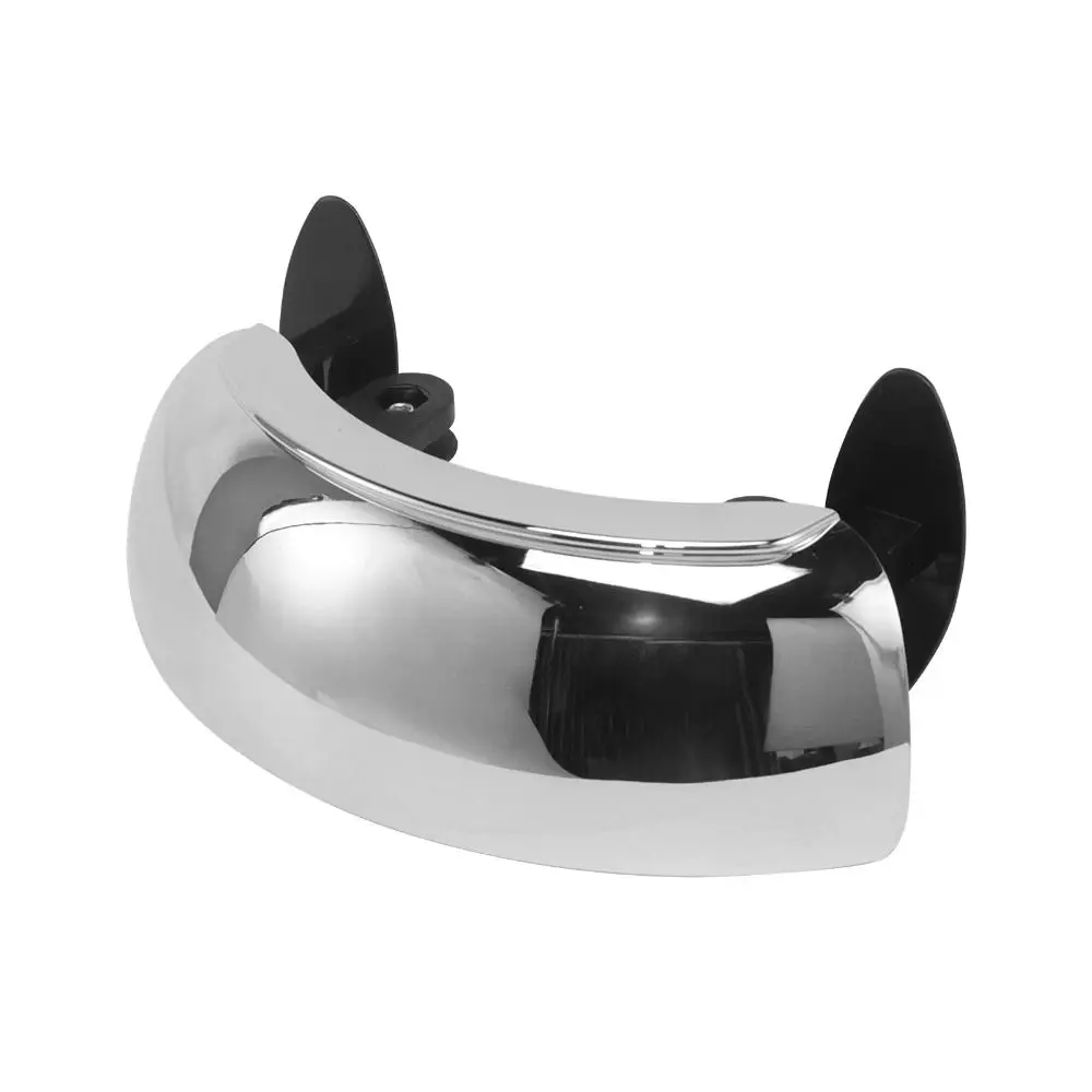 180 Degree Wide Angle Motorcycle Rearview Mirror Blind Detection Adjustable Windshield Wide Angle Mirror Wind Screen Mount