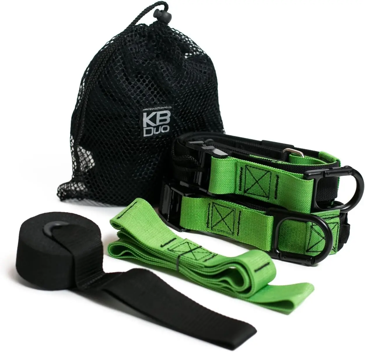 Strength Training Bundle (Includes 3 Ballistic Bands, KB Powerbands Upper Body Resistance Bands, and The Duo Training Straps