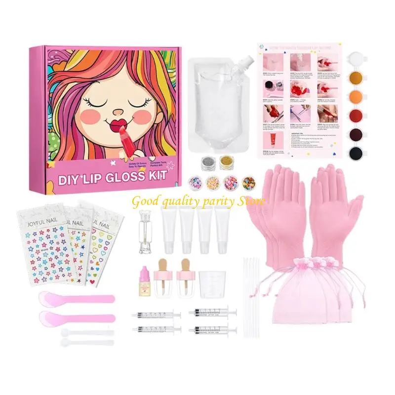 

M4YA Lip Gloss DIY Lip Gloss Making Lip Gloss Moisturizing DIY Lip Glaze Lip Gloss Makeup Tool