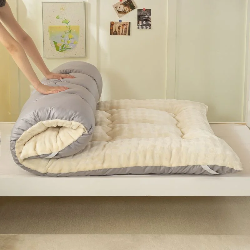 

Толстый и теплый стеганый матрас, зимний утолщенный теплый матрас для общежития, односпальная или двуспальная кровать, мягкая подушка, коврик татами, комфорт