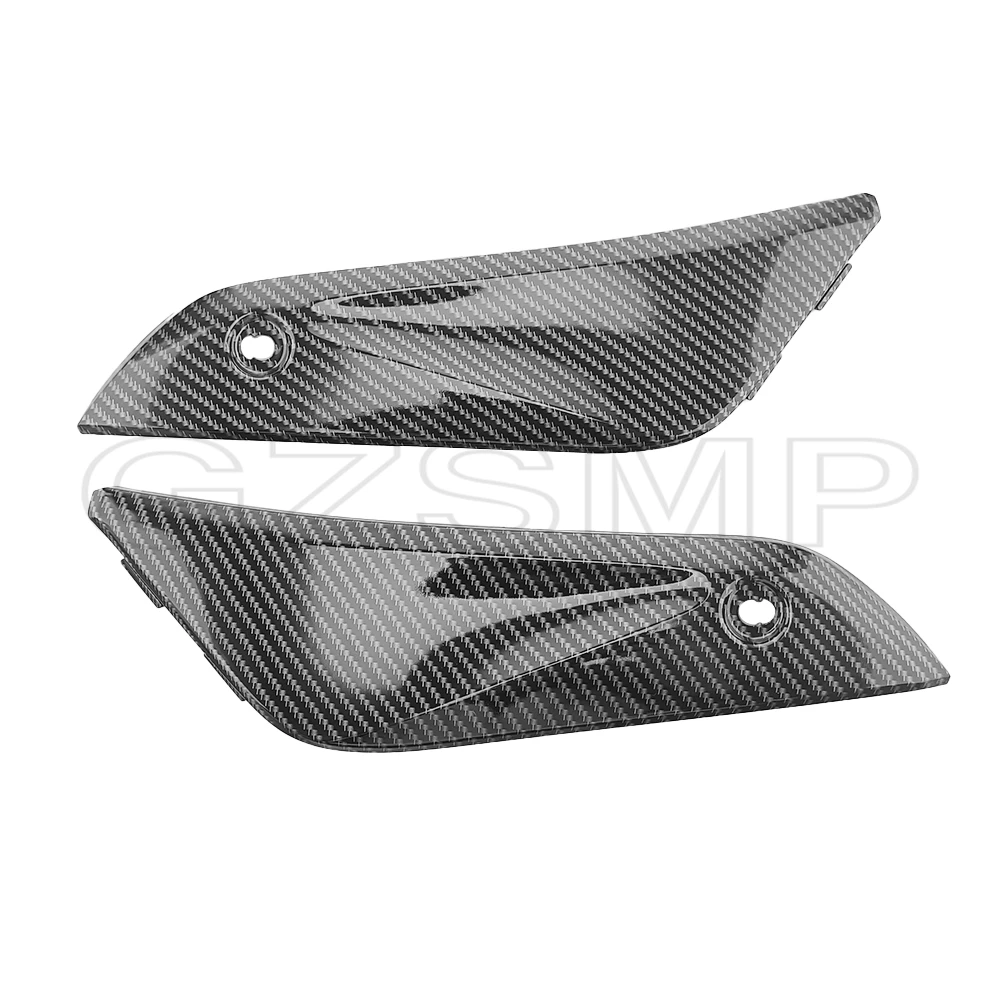 Carbon Fiber Pattern Front Motorcycle Tank Side Cover Panel Fairing Trim Cowl fit For Honda CBR1000RR CBR 1000RR 2004-2007 05 06