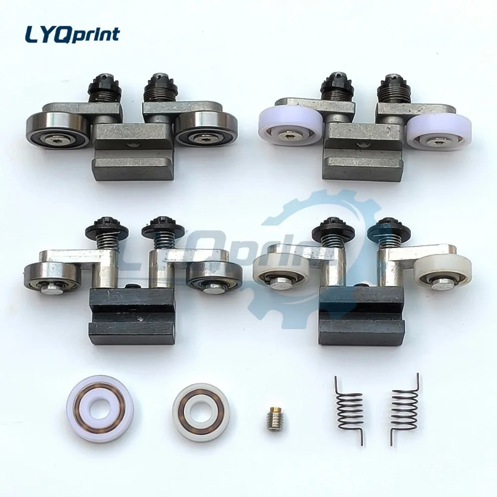 Folding Machine Paper Press Wheel with Aluminum Iron Seat Torsion Spring Top Wire for Xinshao MBO Victory Zihong Starr Parts