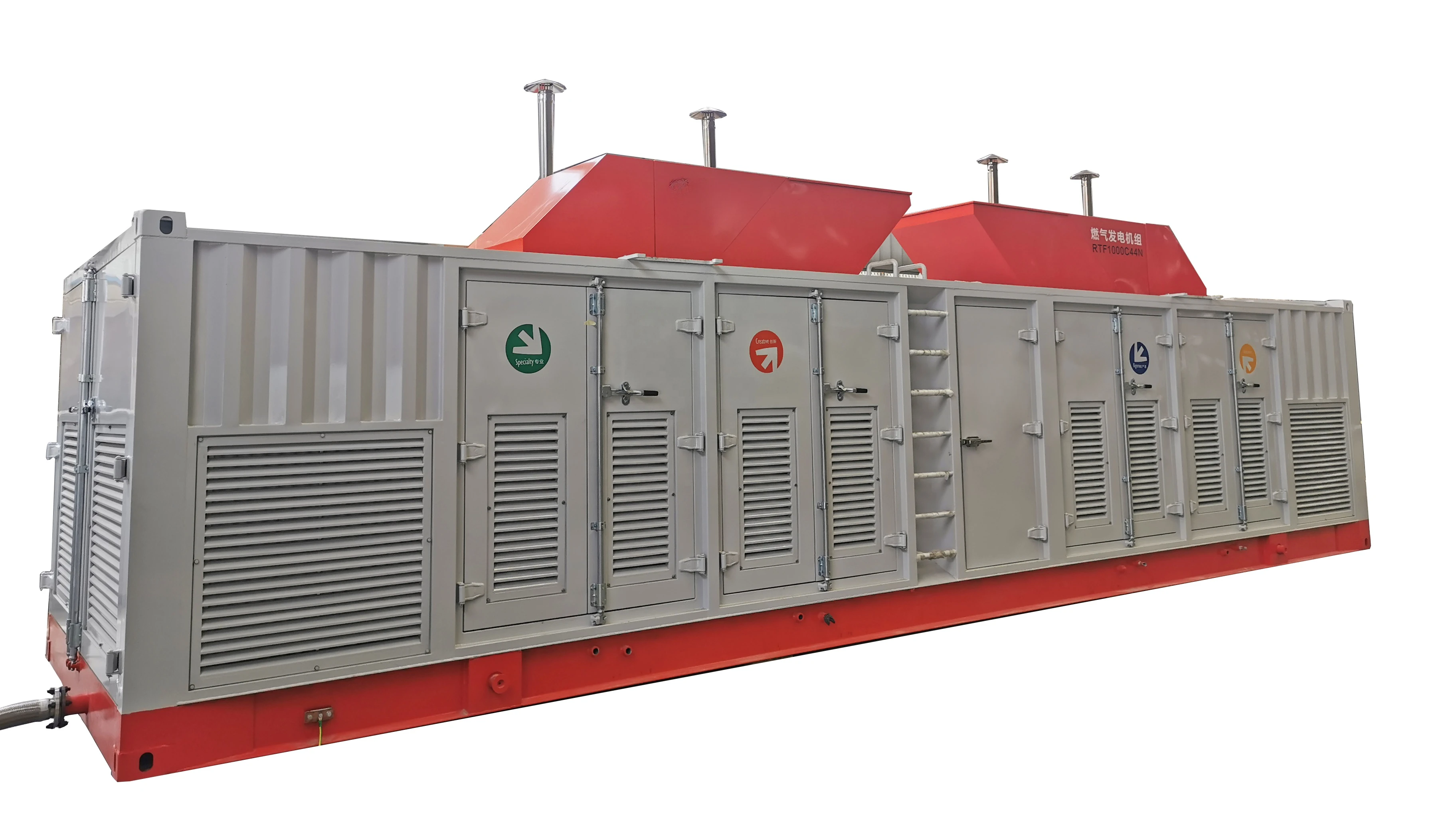 Aangepaste 1Mw Gas Generator Set Bio Cng Natuurlijke 5Mw Natuurlijke