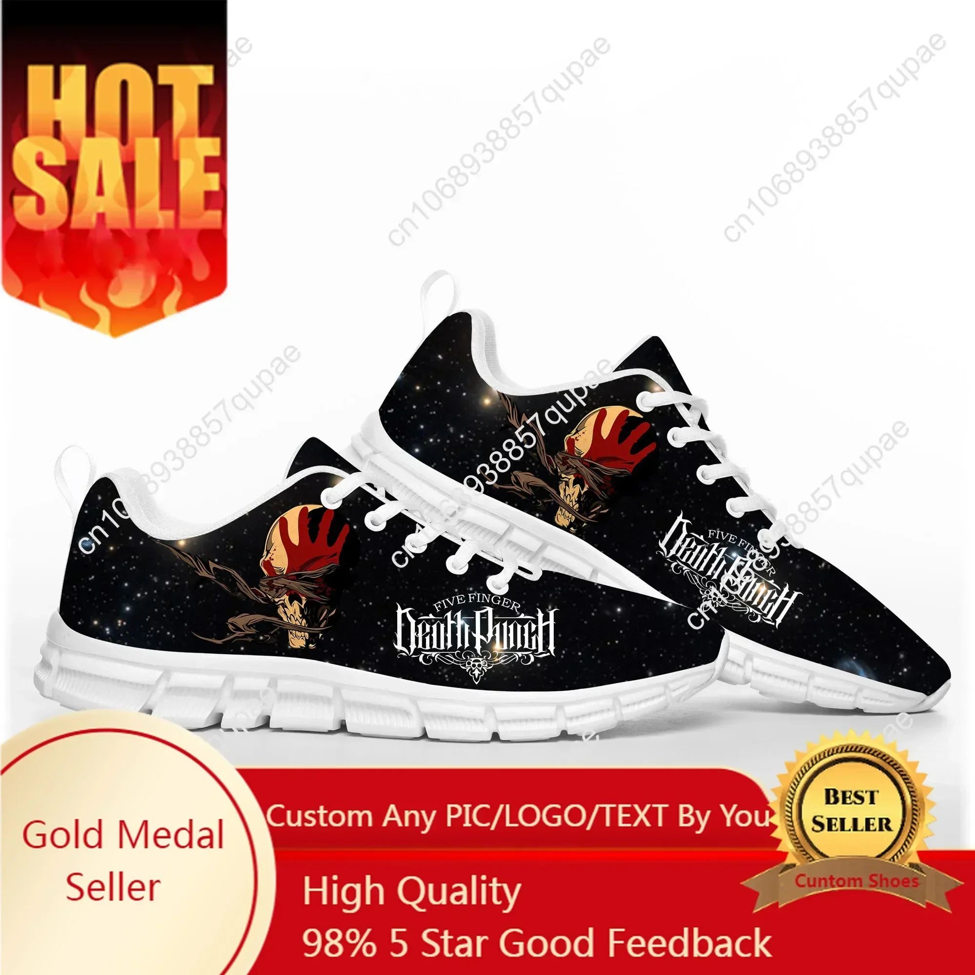 

Five Finger Death Punch Sports Shoes Mens Womens Sneakers Rock Band Casual Custom Couple High Quality Shoes