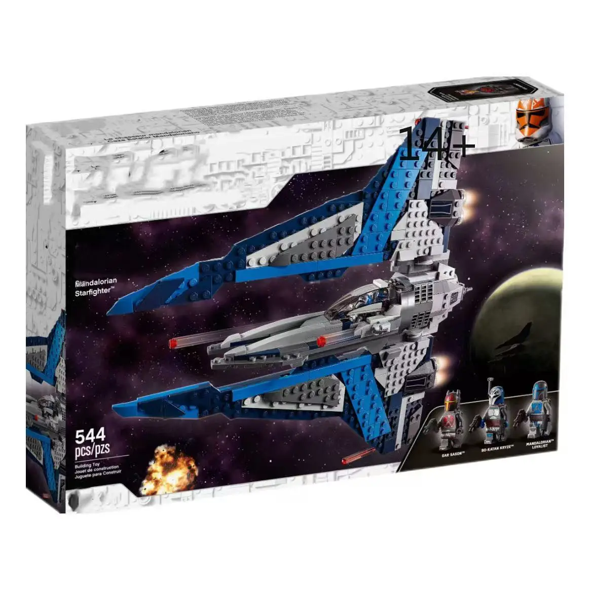 

В наличии: 75316 Набор строительных блоков Mandalorian Starfighter Star Wars, игрушка на день рождения для мальчиков и девочек, совместим с LEGO.